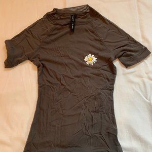 Out From Under GR Motif Mesh Shirt